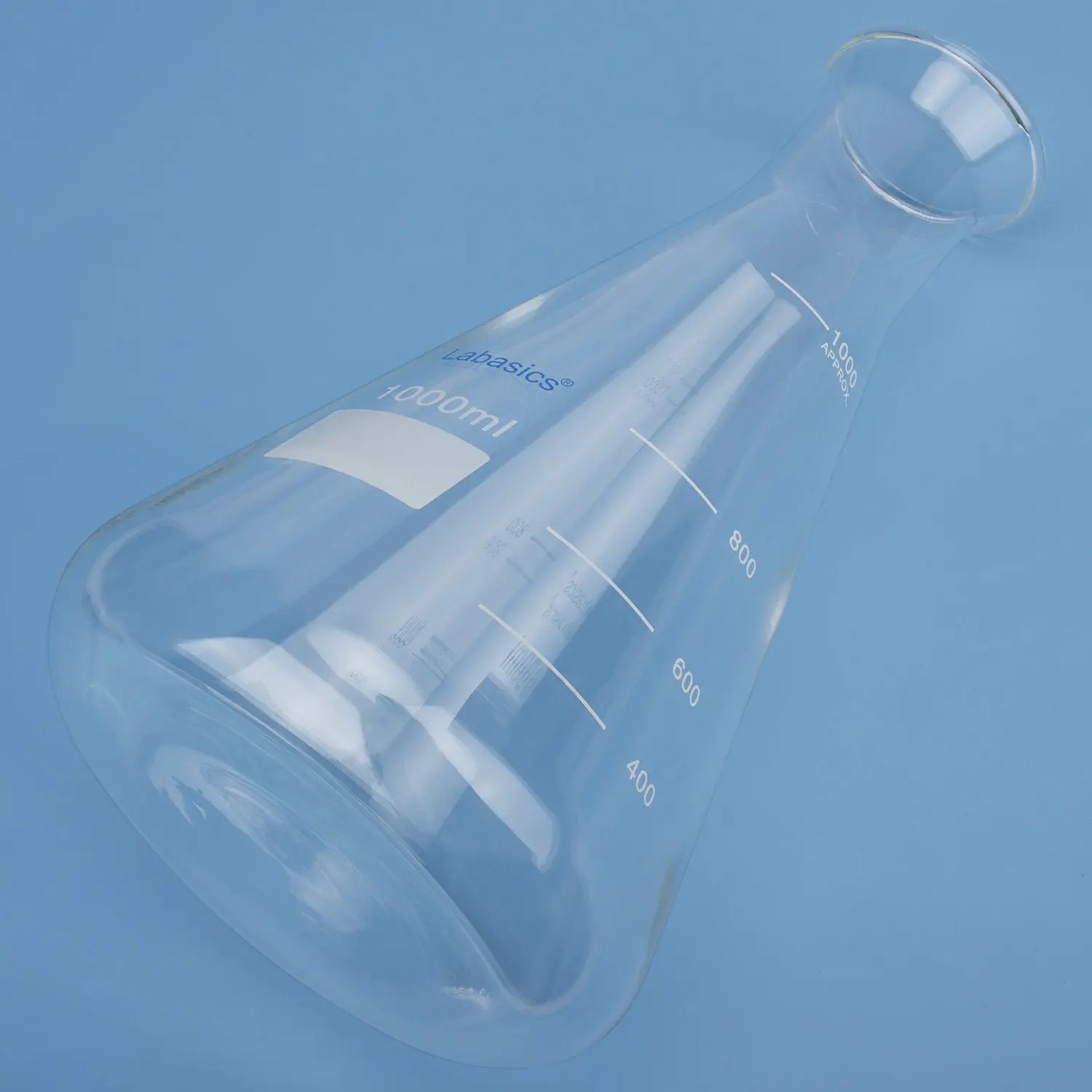 Glass Wide Mouth Erlenmeyer Flask，250-500ml Labasics
