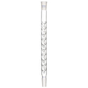 Vigreux distillation column, 300 mm length, durable borosilicate glass, 24/40 taper joints, heavy-duty, reusable for laboratory distillation