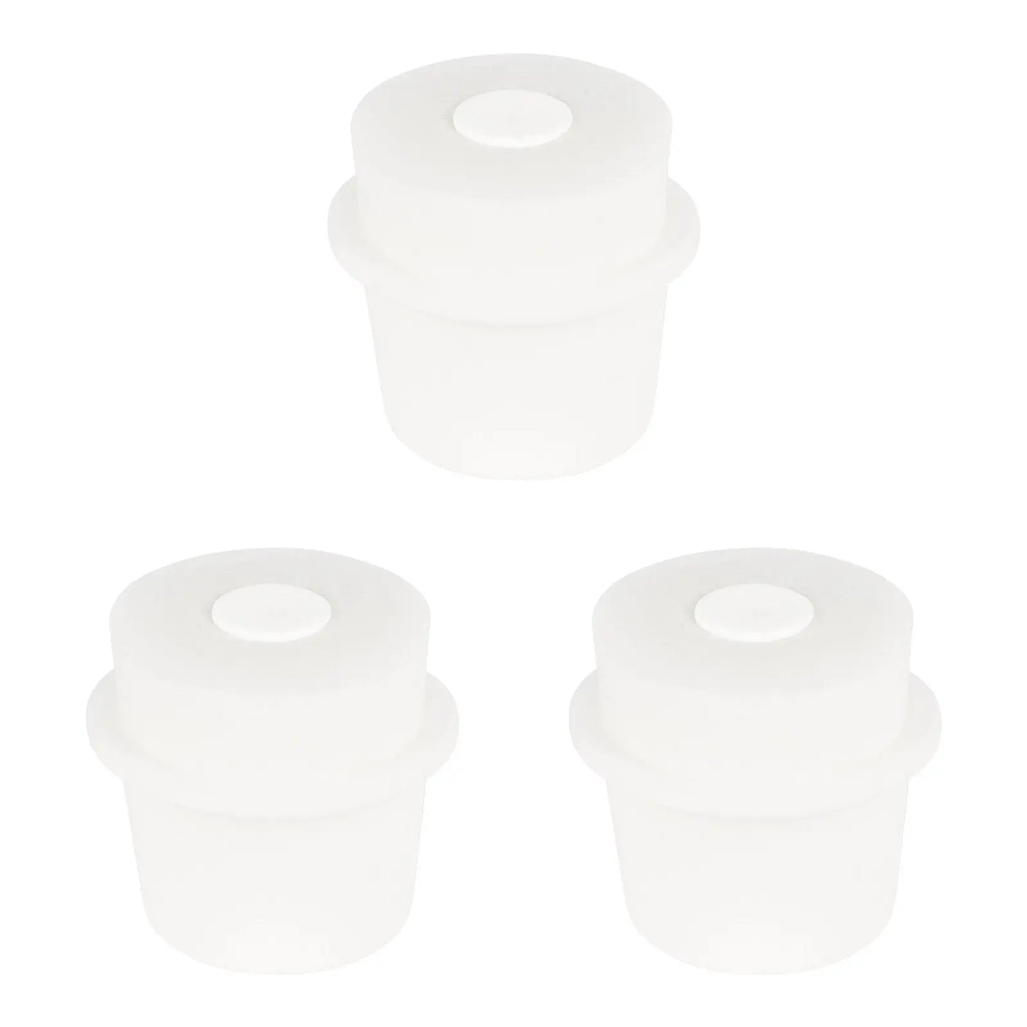 Silicone Stopper, with Detachable Glass Frit, 3/5 Pack Labasics