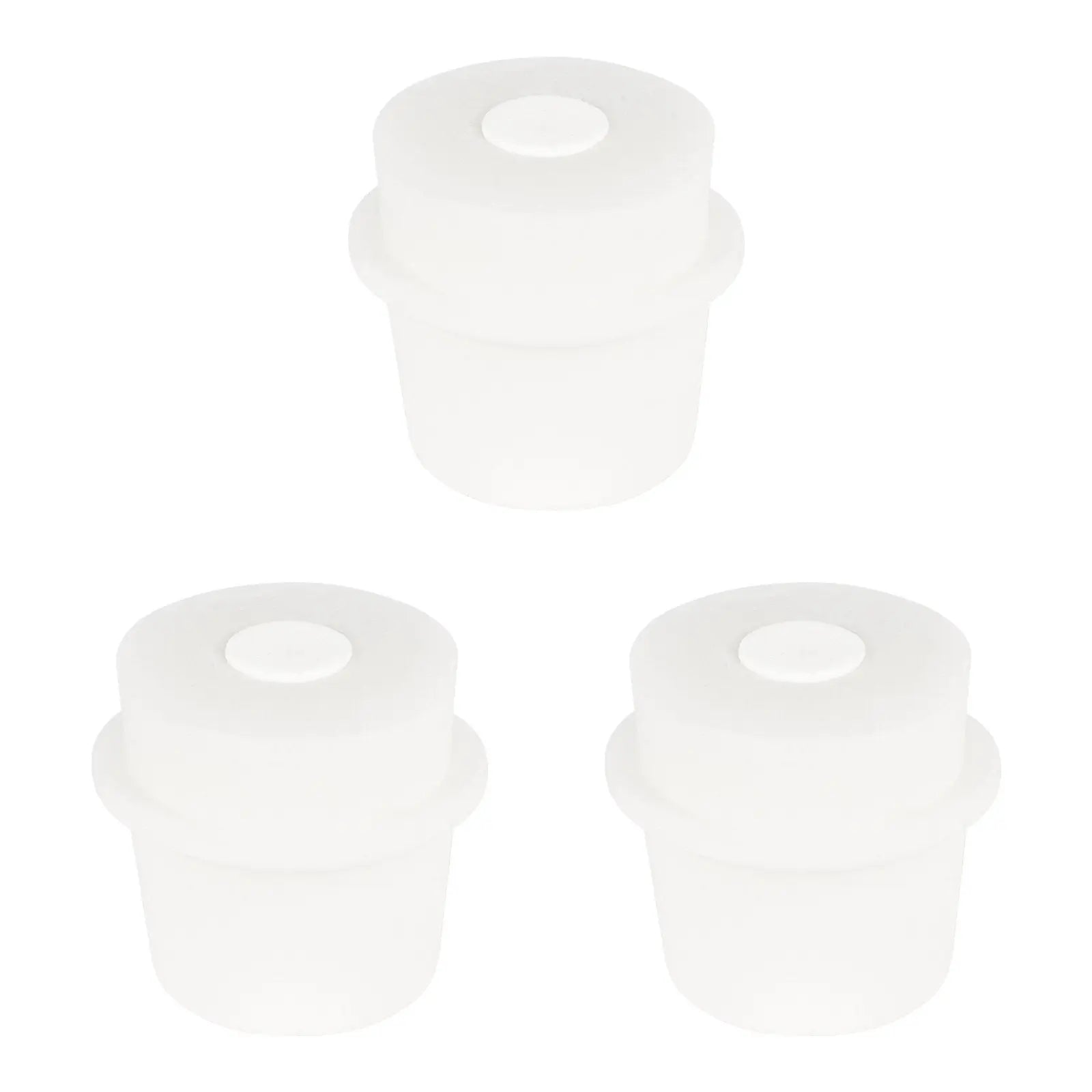 Silicone Stopper, with Detachable Glass Frit, 3/5 Pack Labasics