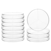 Plastic Petri Dishes, 10 Packs, 1-4 Compartments Labasics