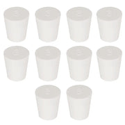 Solid Rubber Stoppers, White Labasics