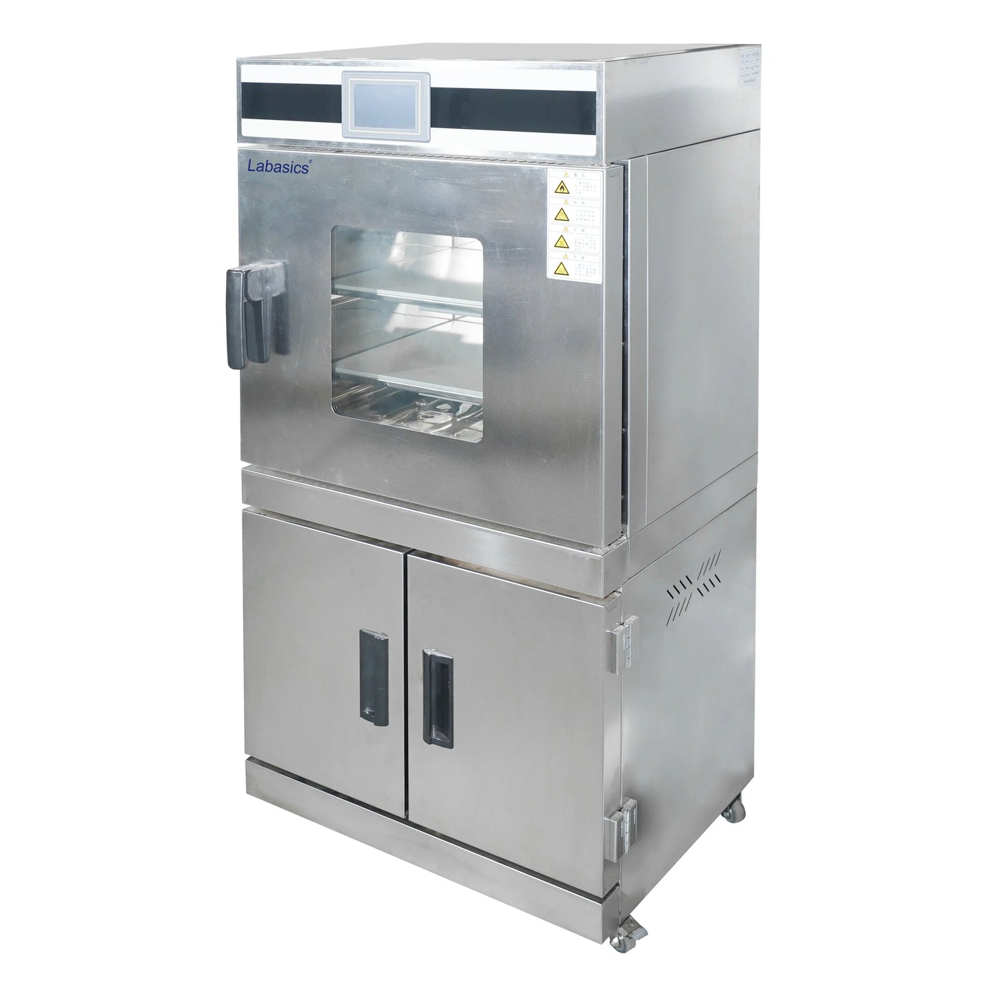 Precision Auto Vacuum Drying Oven, RT+10-250°C, 52- 214.5 L Stainless Steel Vacuum Chamber Labasics