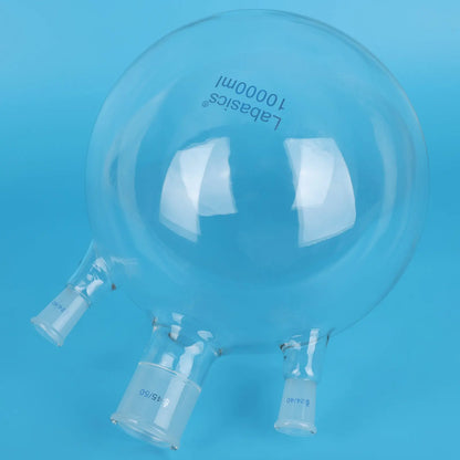 3 Neck Round Bottom Flask, 45/50 Center and Two 24/40 Side Joints, 5-20 L Labasics