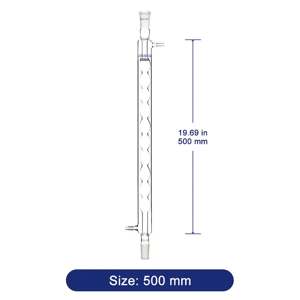 Glass Allihn Condenser, 24/40 Joint Jacket Length Labasics