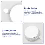 Aluminum Weighing Dishes with Handles, 100 Pack Labasics