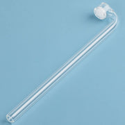 Real Product View of Borosilicate Glass Gas Dispersion Tube with Bent Design