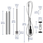 Digital Magnetic Stirring Heating Mantle with Temperature Probe, 250-1000 mL, RT-300℃, 20-1200 RPM Labasics
