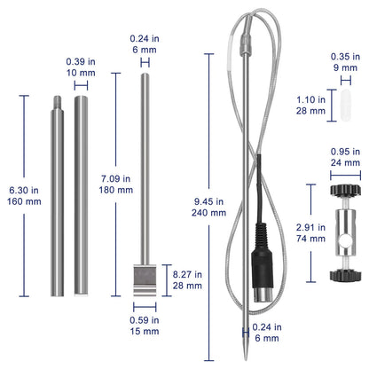 Digital Magnetic Stirring Heating Mantle with Temperature Probe, 250-1000 mL, RT-300℃, 20-1200 RPM Labasics