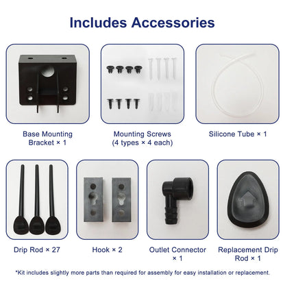 Drying Rack with 27 Detachable Pegs and Water Outlet Hose Labasics