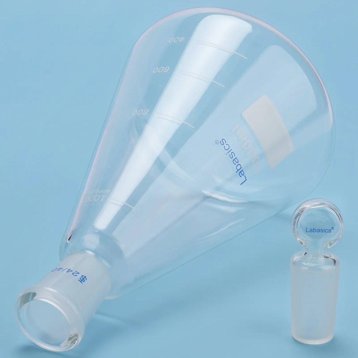 Erlenmeyer Flask with Glass Stopper, 24/40 Joint, 250-1000 mL Labasics Shop