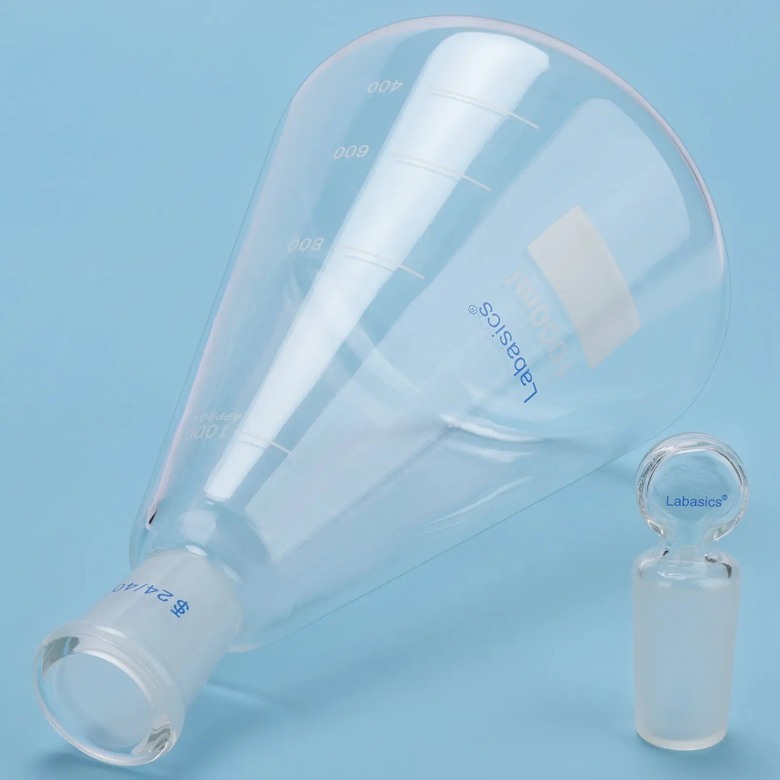 Erlenmeyer Flask with Glass Stopper, 24/40 Joint, 250-1000 mL Labasics Shop