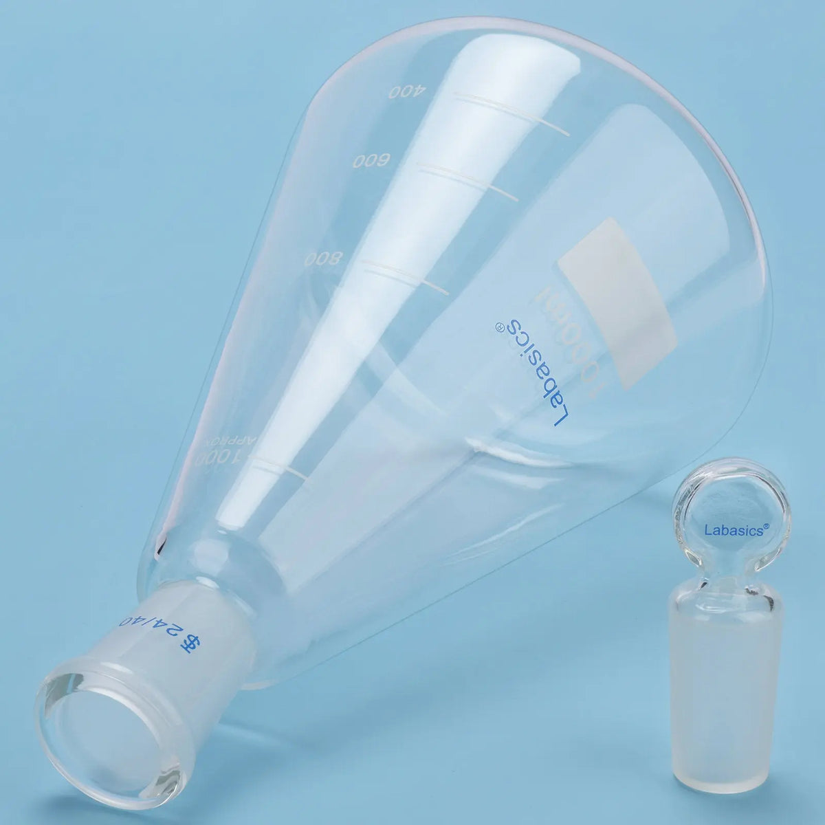 Erlenmeyer Flask with Glass Stopper, 24/40 Joint, 250-1000 mL Labasics Shop