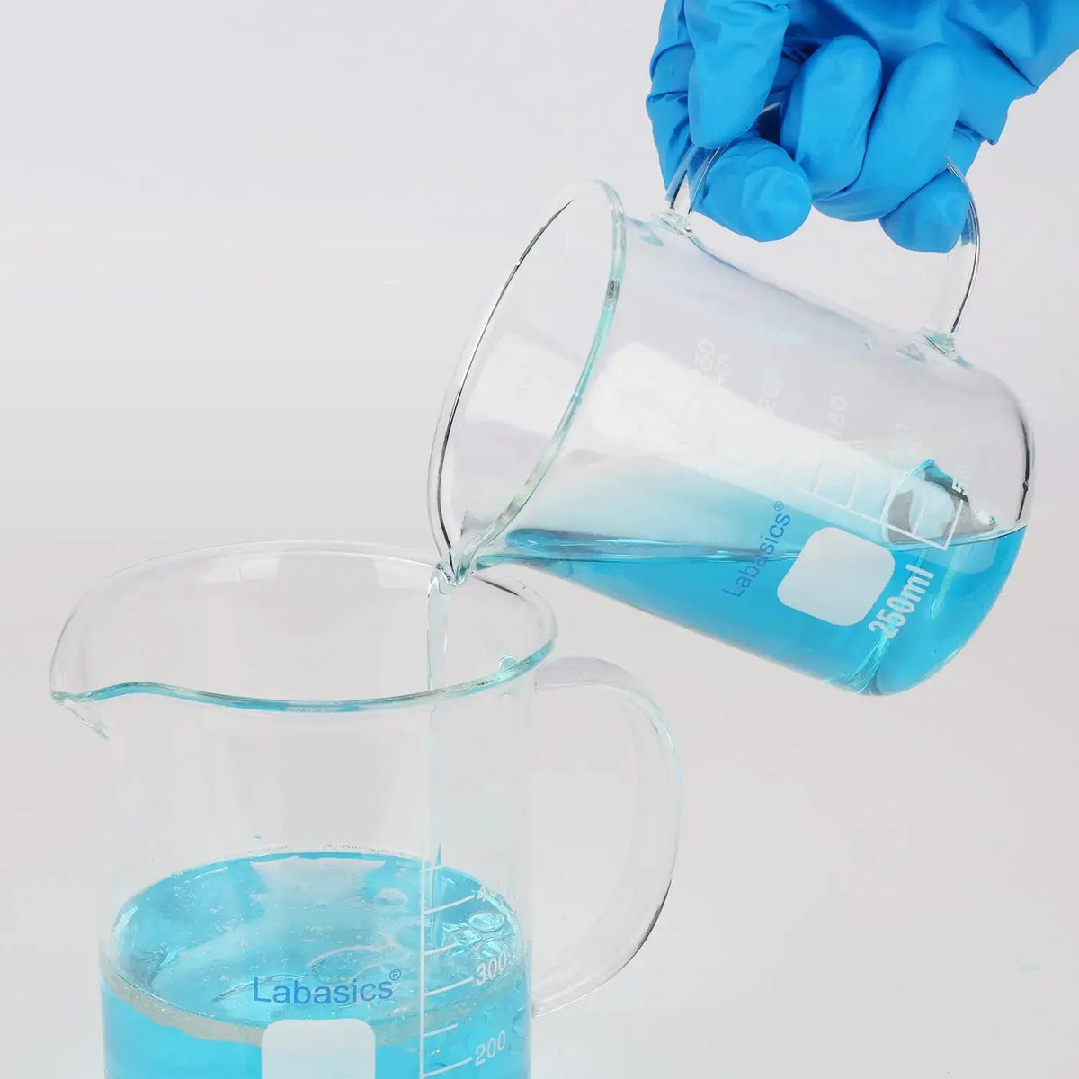 Laboratory Grade Glass Graduated Beaker Labasics