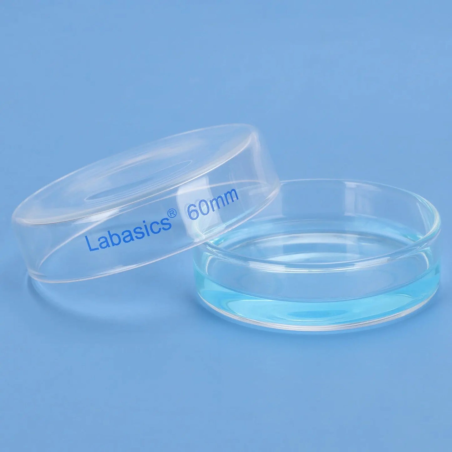 Glass Petri Dish with Lid, 60-150 mm Outer Diameter Labasics