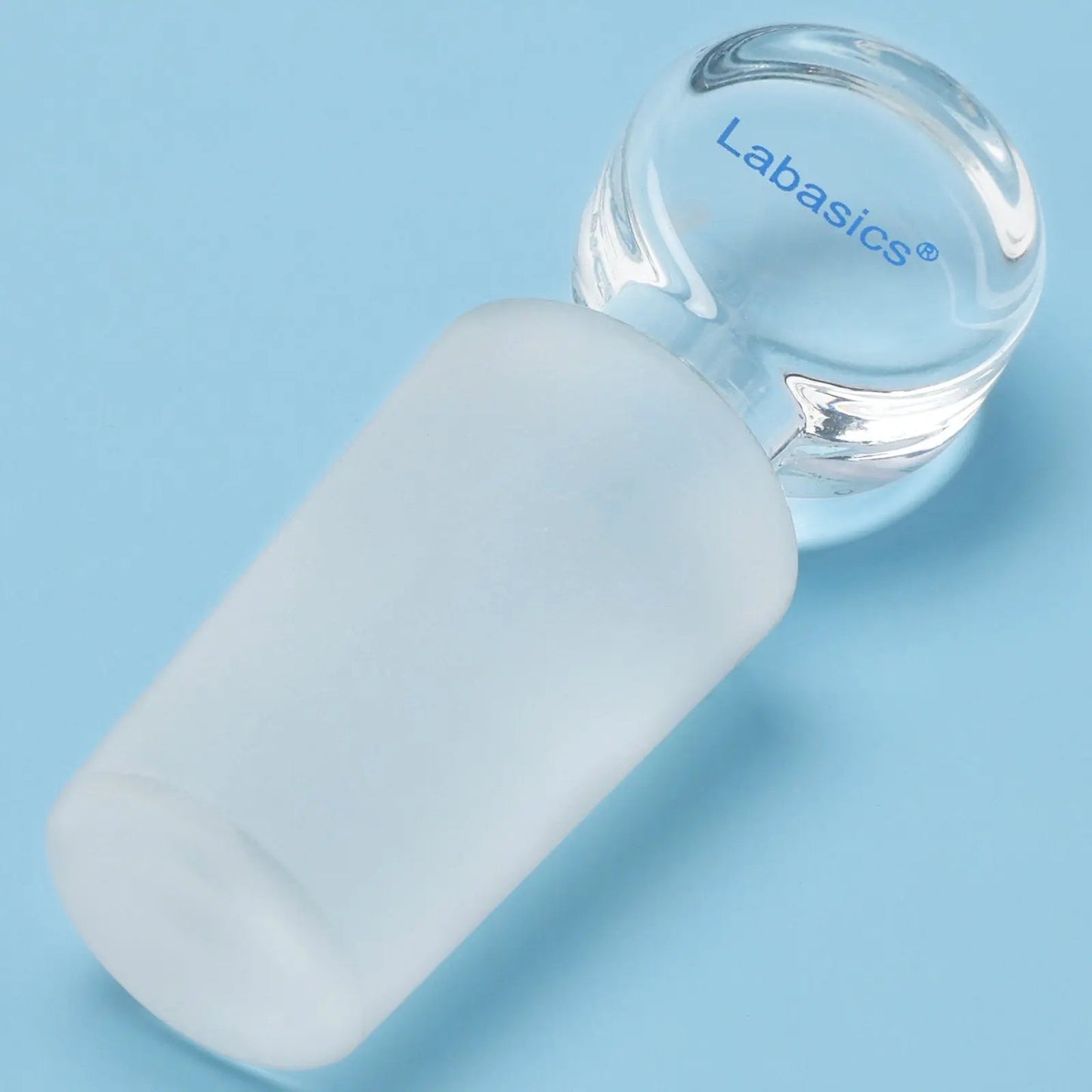 Glass Solid Stopper, Penny Head, 5 Pack Labasics