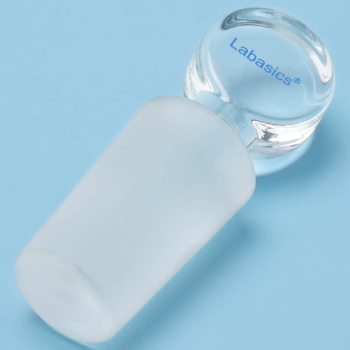 Glass Solid Stopper, Penny Head, 5 Pack Labasics