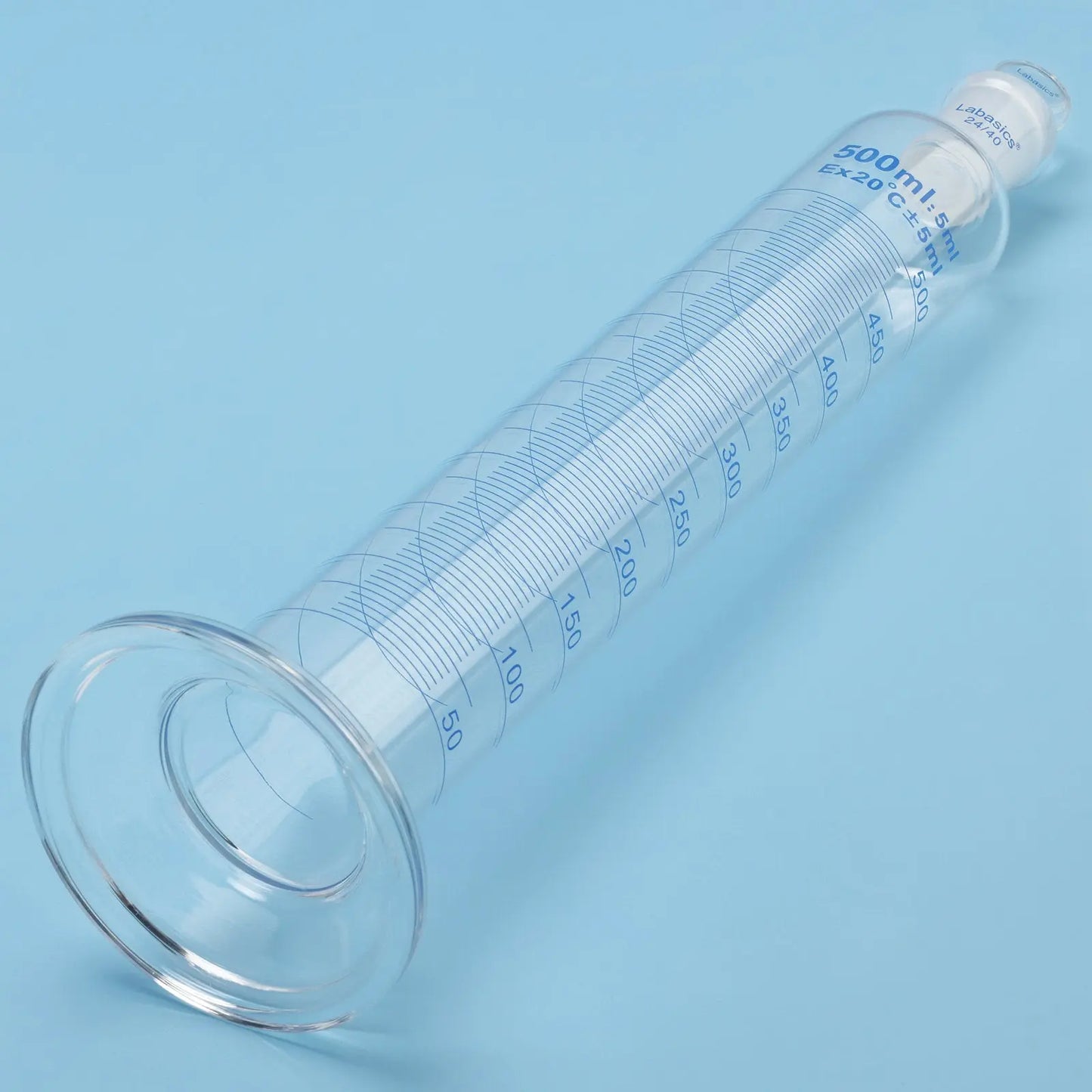Graduated Cylinder with Stopper, 50-500 mL Labasics