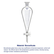 Graduated Separatory Funnel, 24/29 Joint, 500-1000 ml Labasics