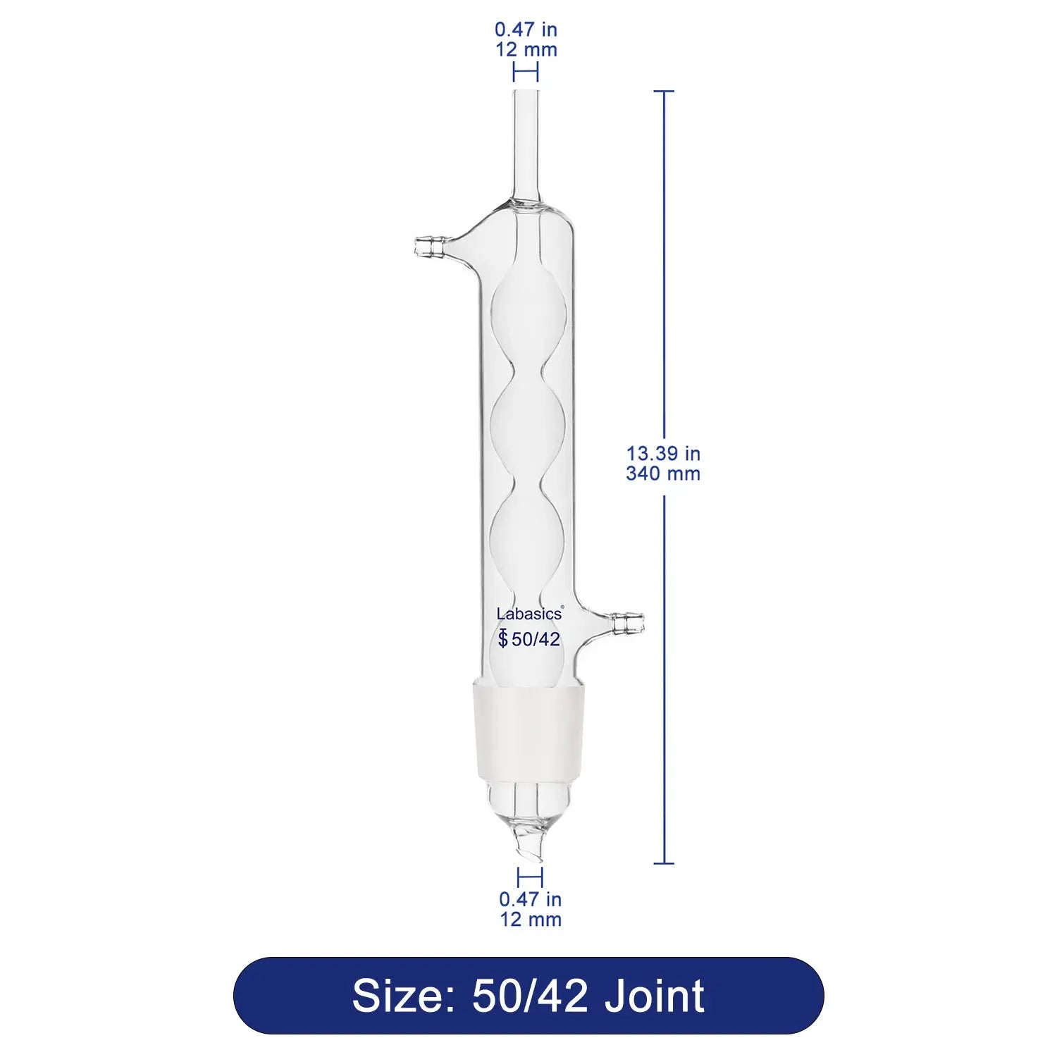 Allihn Condenser Reflux, 50/42 Lower Joint Labasics