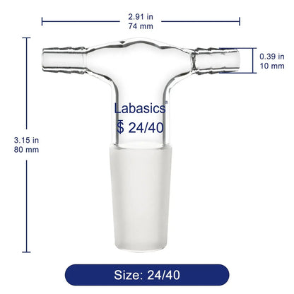 Glass T-Shape Vacuum Labasics