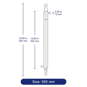 Glass Liebig Condenser, 24/40 Joint Jacket Length Labasics