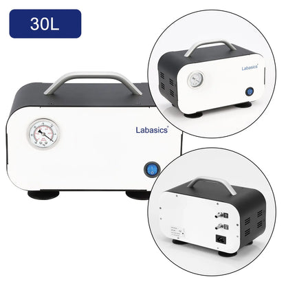 Oil Free Vacuum Pump Portable Pressure Pump, 10-30 L/min Labasics
