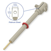 Platinum Sheet Electrode Holder, PEEK Casing Labasics shop