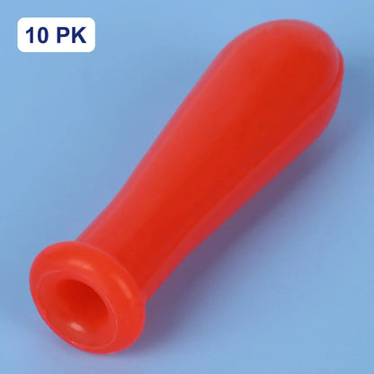 Red Silicone Pipette Caps, 10 Pack Labasics shop
