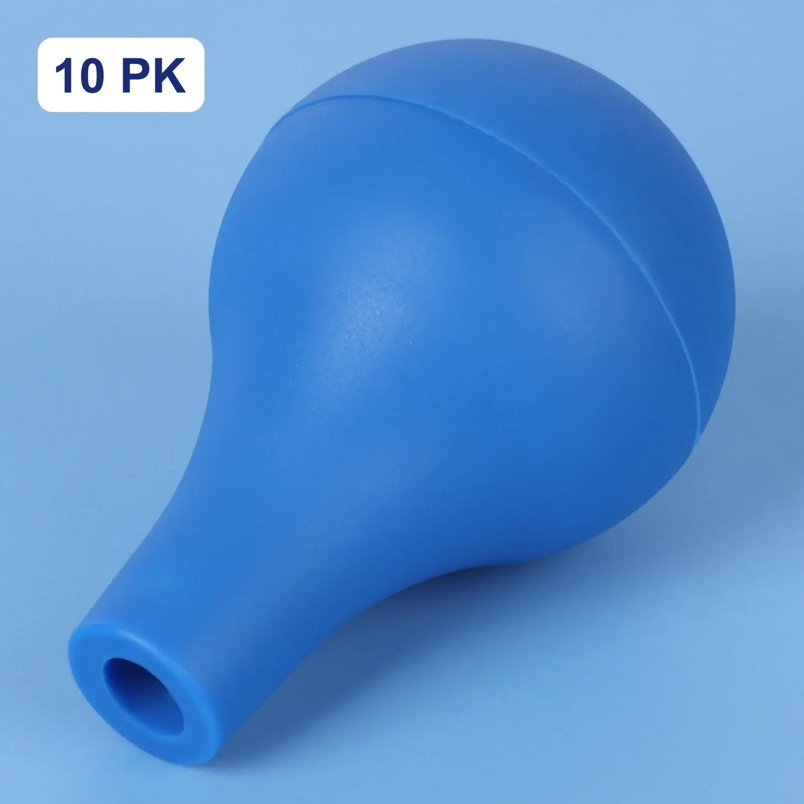 Close-up of Labasics rubber pipette bulb showing flexible, durable material