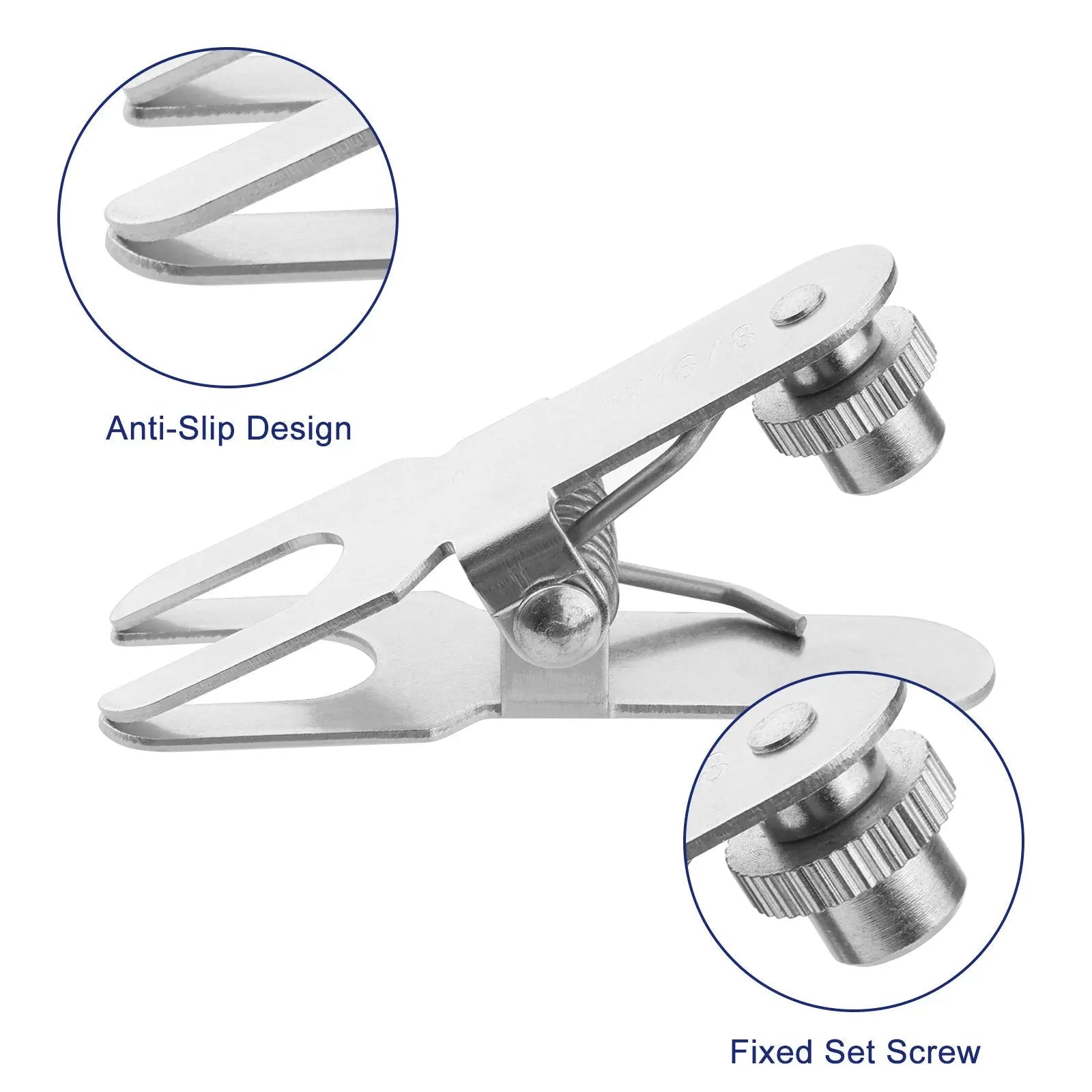 Stainless Steel Spherical Pinch Clamp, Size 12–28 Labasics