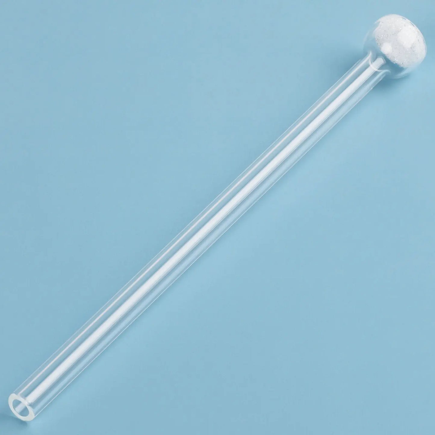 Real Product View of Straight Gas Dispersion Tube with Borosilicate Glass Construction