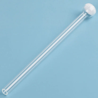 Real Product View of Straight Gas Dispersion Tube with Borosilicate Glass Construction
