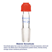 Thermometer Inlet Adapter, 80 mm Height Labasics