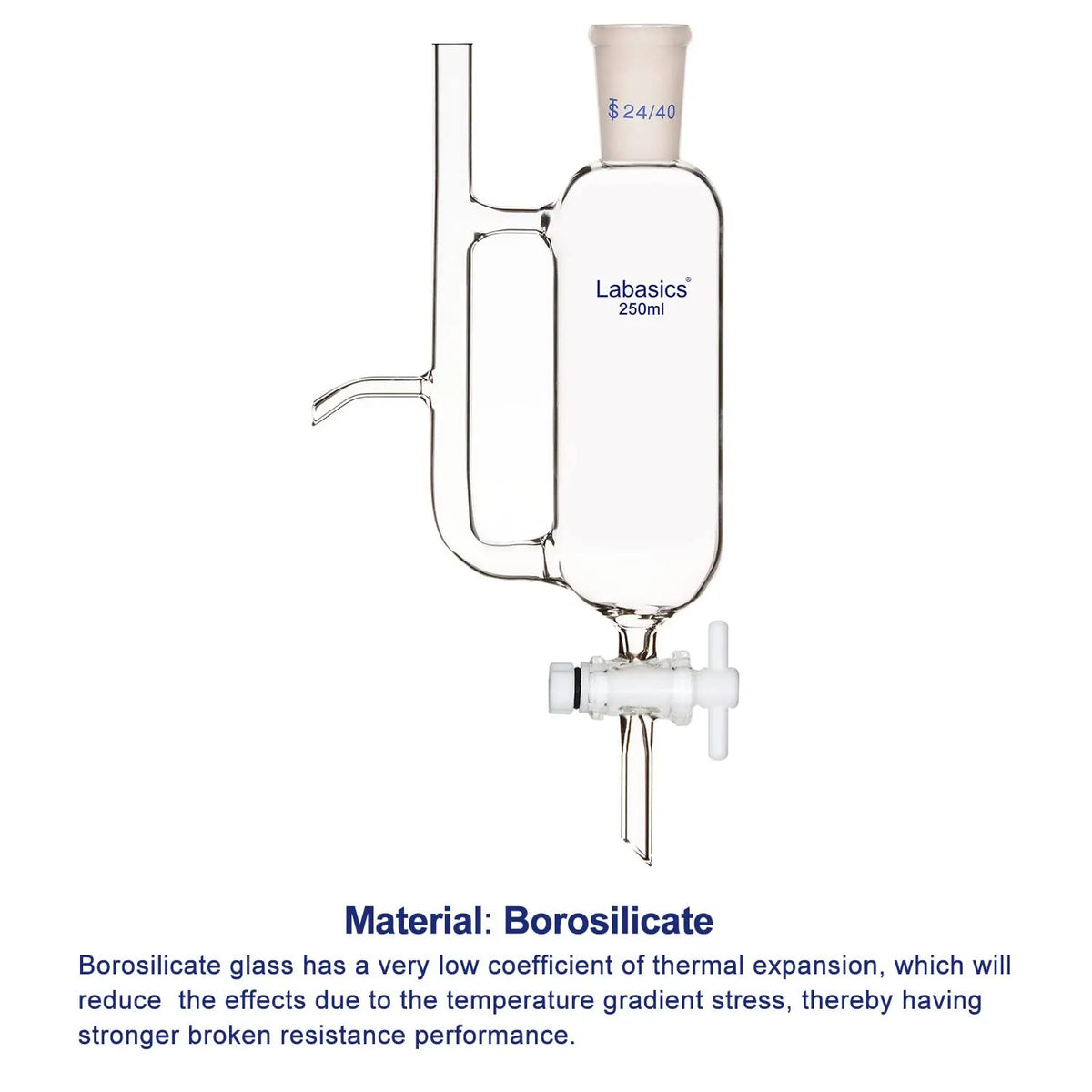 Water Oil Receiver Separator, 250 mL Labasics
