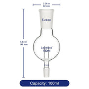 Borosilicate Glass Rotary Evaporator Bump Trap Labasics