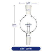 Borosilicate Glass Rotary Evaporator Bump Trap Labasics