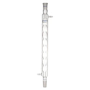 Allihn condenser, 400 mm jacket length, borosilicate glass, 24/40 joints, multi-bulb condenser for improved heat exchange in distillation