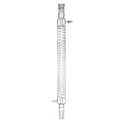 Graham condenser, 400 mm jacket length, borosilicate glass, 24/40 joints, high-efficiency condensation for chemical distillation systems