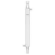 Liebig condenser, 400 mm jacket length, borosilicate glass, 24/40 joints, efficient heat exchange for laboratory distillation systems
