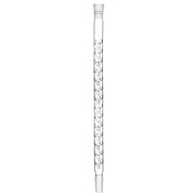 Vigreux distillation column, 400 mm length, thick borosilicate glass, 24/40 standard joints, heavy-duty, reusable, fractional distillation use