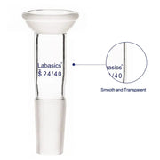 Glass Adapter, 35/20 Top Joint and 24/40 Bottom Inner Joint Labasics