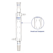 Glass Allihn Condenser, 24/40 Joint Jacket Length Labasics