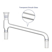 75 Degree Bent Glass Distilling Adapter Labasics