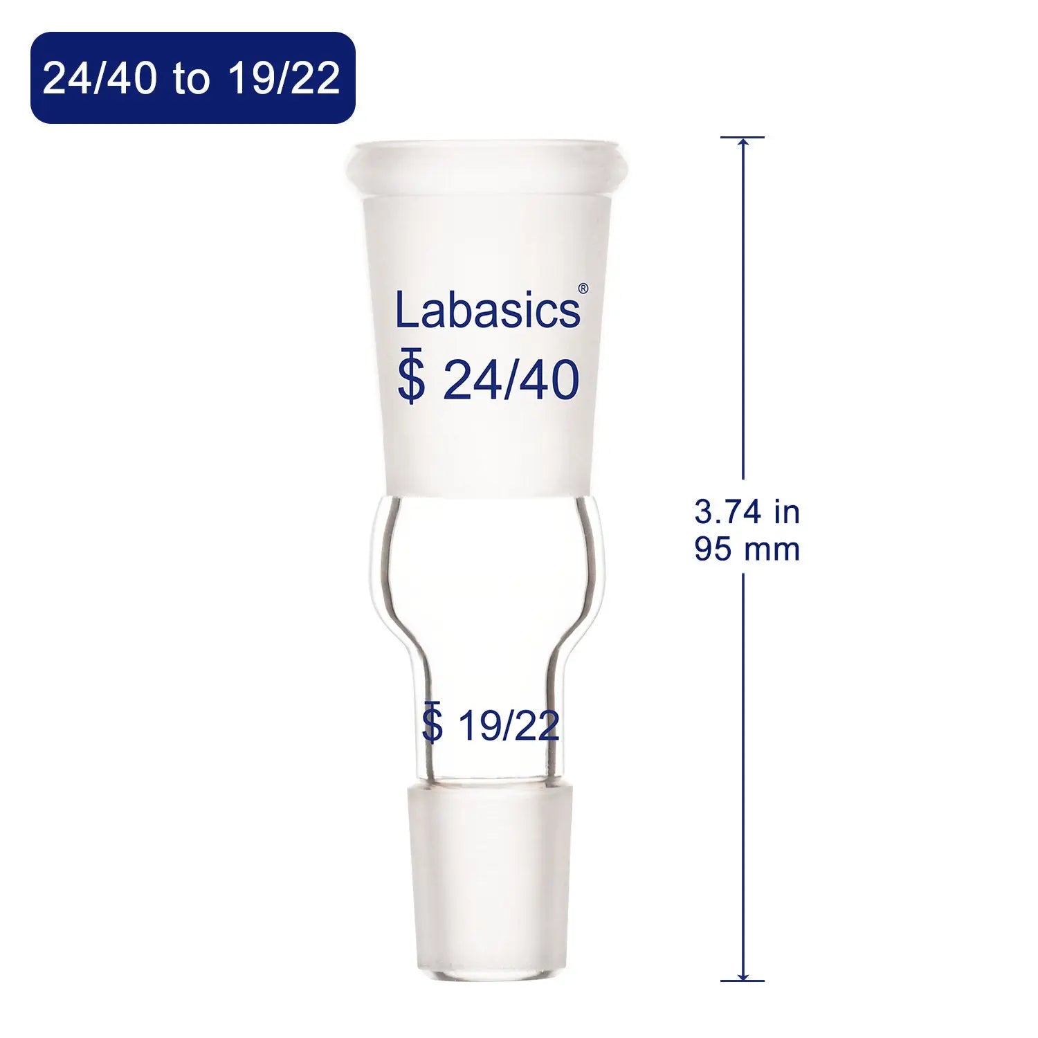 Enlarging Adapter Glass Adapter， 1 Pack Labasics