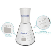 Glass Erlenmeyer Flask, 24/40 Standard Taper Outer Joint, 100/500/1000 mL Labasics