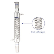 Glass Graham Condenser, 24/40 Joint Jacket Length Labasics