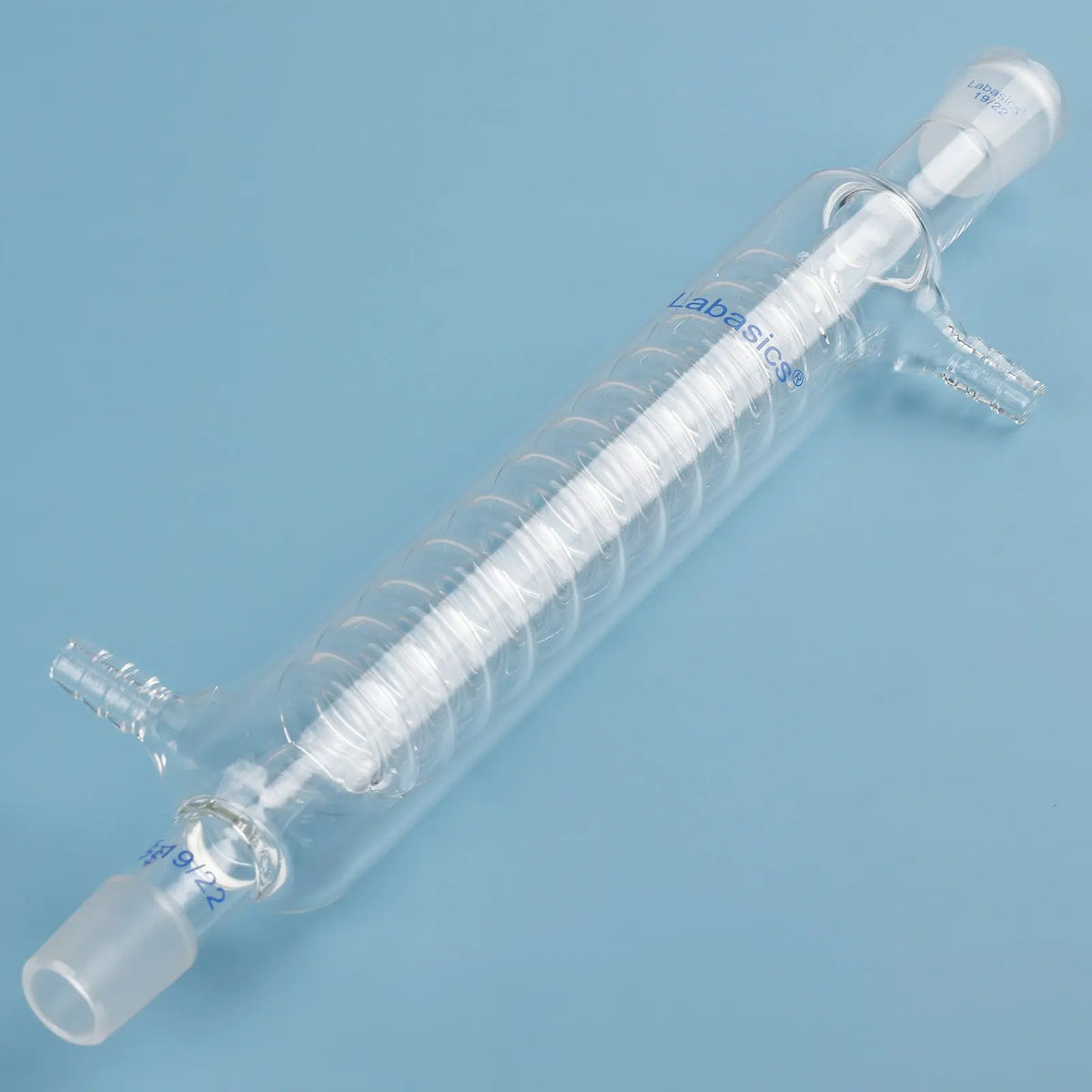 Borosilicate glass Graham condenser for compatible laboratory glassware