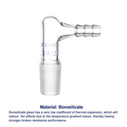 Inlet Adapter with Hose, 90 Degree Vacuum/Gas Bent Labasics