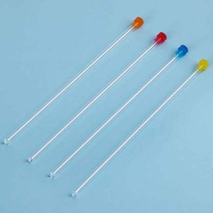 Borosilicate glass NMR tube with clear, smooth walls and matching cap